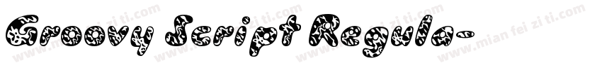 Groovy Script Regula字体转换
